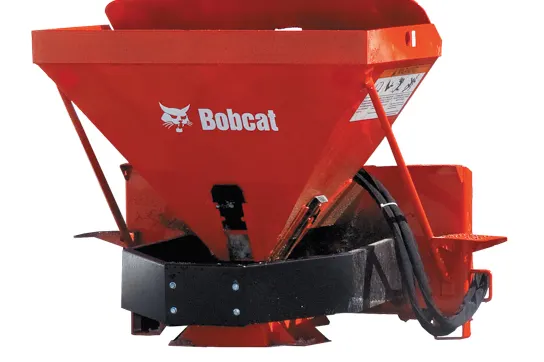 Browse Specs and more for the Bobcat Sand and Salt Spreader – HS8 Attachment - White Star Machinery