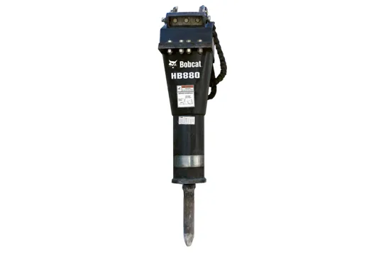 Browse Specs and more for the Bobcat Hydraulic Breaker with Nail Point – HB880 Attachment - White Star Machinery