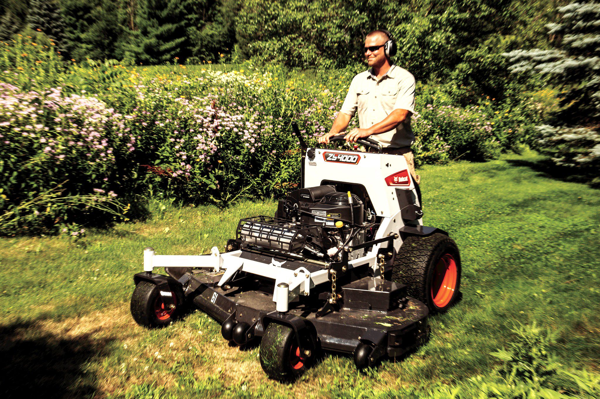 Browse Specs and more for the Bobcat ZS4000 Stand-On Mower 61″ - White Star Machinery